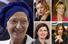 El próximo 4 de marzo los italianos irán a las urnas. Los nombres de cinco candidatas destacan en el panorama político.