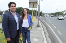 FIGURAS: Luis Alfonso Saltos y Sharon Rodríguez, en la imagen,  son 2 de los 3 representantes ecuatorianos.