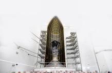 Más de 30 personas participaron detrás del Parker Solar Probe, en Astrotech Space Operations (Titusville, Florida). 
