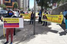 CNE- protesta- Noboa- partidos