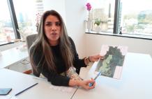 Eveline Montalvan, secretaria de Asentamientos.