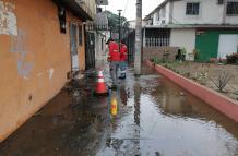 tubería rota en Pradera 2