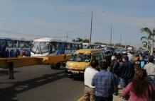 buses protesta