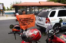 Motociclistas salieron a protestar durante tres días, contra la reforma.