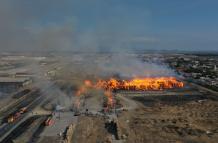 Incendio en Durán