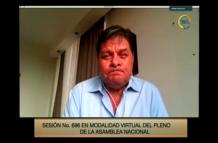 William Garzón, presidente de la Comisión de Salud de la Asamblea, 23 mar. 21