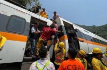 El rescate de los 66 pasajeros en el percance del tren