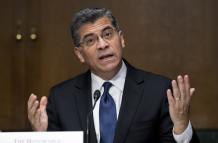 El secretario de Salud estadounidense, Xavier Becerra.