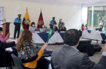 Concejo municipal liderado por Yunda
