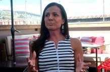 La artista mexicana Morganna Love ofrece una entrevista a Efe el 8 de julio de 2021, en Quito (Ecuador).