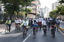 Alrededor de 200 ciclistas acudieron al recorrido.