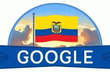 Google honra a Ecuador con un Doodle.