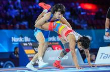 Luisa Valverde lucha Ecuador Mundial Senior