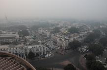 Contaminación en Nueva Delhi.