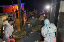 Rescate. Luego de seis horas de incursión dentro de una bocamina, los cadáveres de dos sableros fueron recuperados.