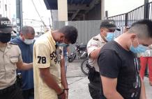 Los detenidos intentaban abrir una puerta enrollable con herramientas para soldar