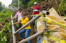 Limpiaran escalinata de Mapasingue afectada por las lluvias  7