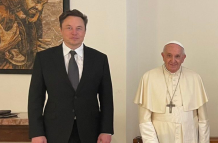 elon musk papa francisco