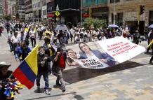 manifestación contra su Gobierno de Petro