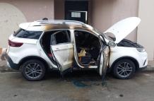 Explosión de carro
