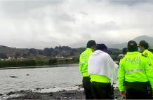 La Policía realizó la búsqueda de las víctimas en el lugar