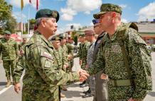 Visita. La reunión entre la cúpula militar de Colombia y Ecuador concluyó con la firma de un compromiso.