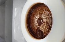 chocolate negro fundido