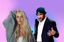 Cristina Aguilera y Bad Bunny