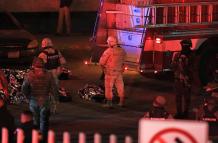 Fotografía de los cuerpos de migrantes fallecidos durante un incendio en las instalaciones del Instituto Nacional de Migración (INM), la noche del 27 de marzo de 2023, en Ciudad Juárez.