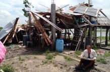 Varias viviendas de los recintos Los Quemados, Yurima, Las Playas y Jigual, también están afectadas.