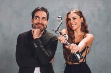 Omar Chaparro y Carolina Gaitán.