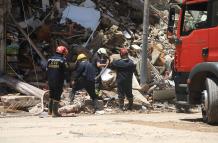 Egipto remuevern escombros