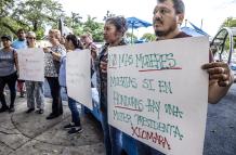 Protesta en Honduras