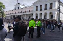 Hasta el cierre de esta nota la marcha no llegaba al centro.