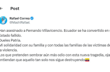 Tuitero. Consciente de que todas las reacciones serían adversas, por primera vez Rafael Correa bloqueó la posibilidad de escribir respuestas en sus tuits.