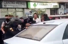 Captura de vídeo. La ciudadanía se mostró indignada ante el posible secuestro.