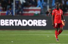 Enner Valencia de Internacional luego de anotar su gol.