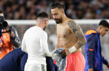 El intercambio de camiseta de Lionel Messi y Hernán Galíndez