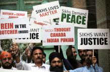 Sikh community protes (11260632)