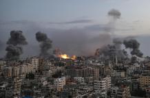 Vista del ataque israelí sobre Gaza, Palestina el 9/10/2023.