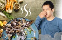 Imagen de referencia del olor que puede producir pescado y mariscos