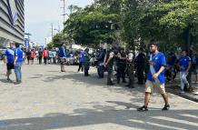 Hinchas Emelec Clásico del Astillero