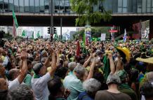 Cientos de bolsonaristas claman en São Paulo contra los "abusos" de la Corte Suprema
