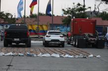 La Policía decomisó varios kilos de dorgra en Guayaquil.