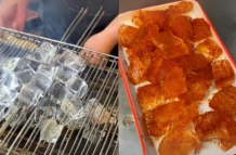 hielo asado