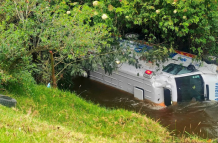 La ambulancia del IESS se dirigía a Cumbe a atender una emergencia médica coordinada a través del ECU911.