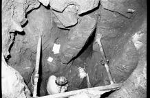Pozo de los yacimientos de la Edad de Hierro donde se encontraron los restos de la persona con síndrome de Turner