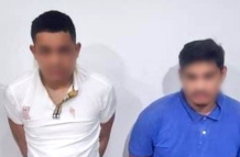 Los dos detenidos por el asesinato del fiscal César Suárez.