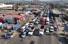 Transportistas paralizan las carreteras de México para denunciar el alza en la violencia