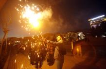 Fiesta del fuego en Irán